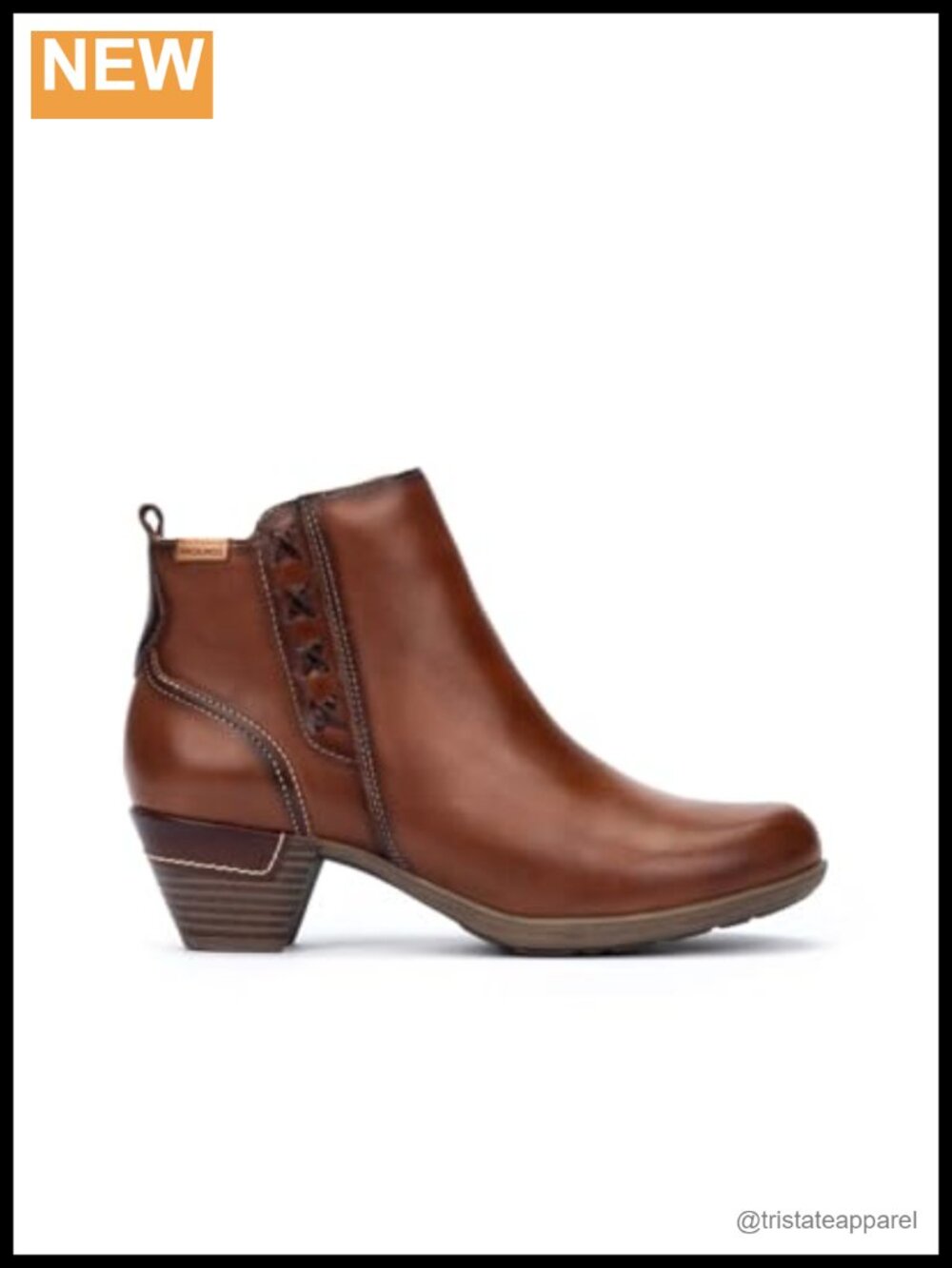 Leather High-Heel Ankle Boots Women Comfortable Heeled Booties